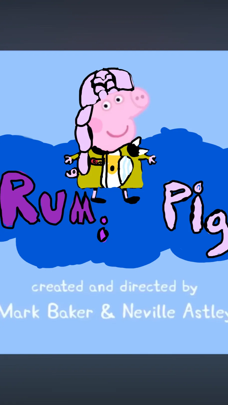 ai character: Pippy rumi pig background