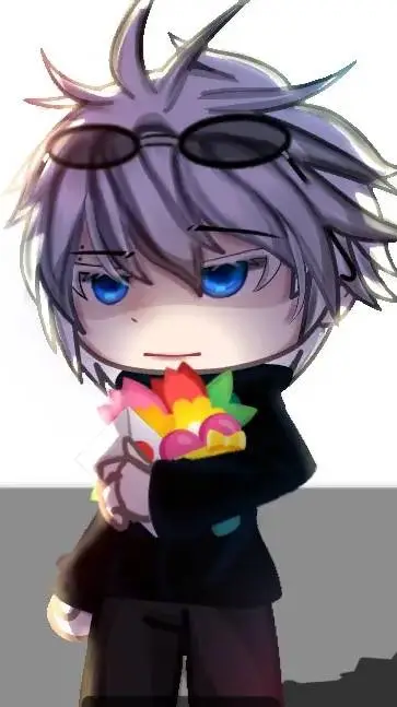 ai character: Gojo saturo background