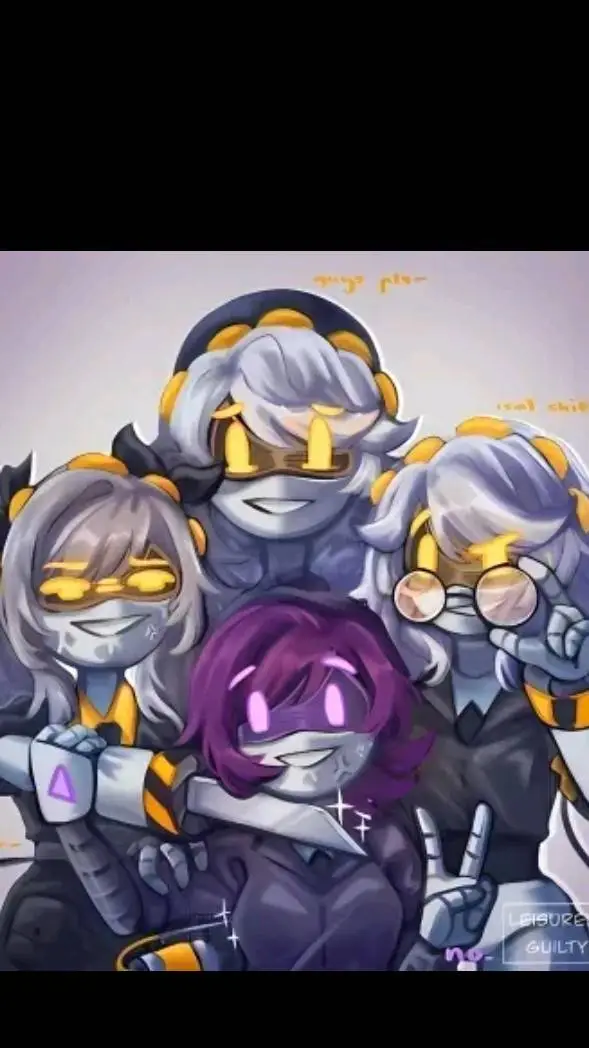 ai character: murder drones BR🇧🇷 background