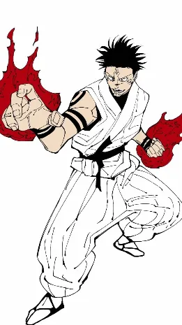 ai character: sukuna vs gojo background