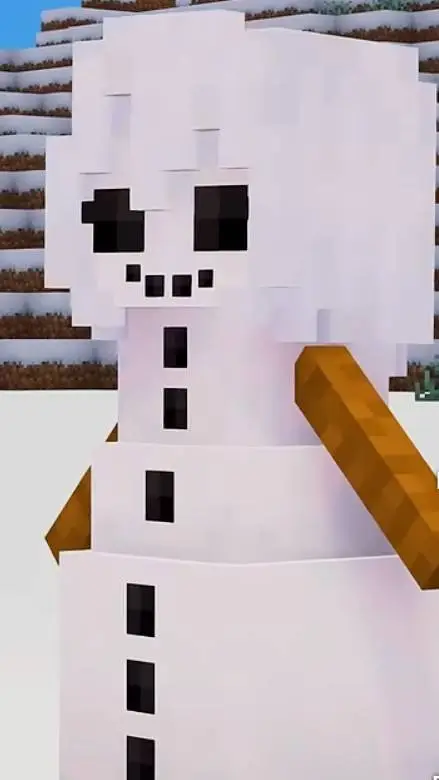 ai character: snow woman background