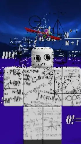 ai character: math  background