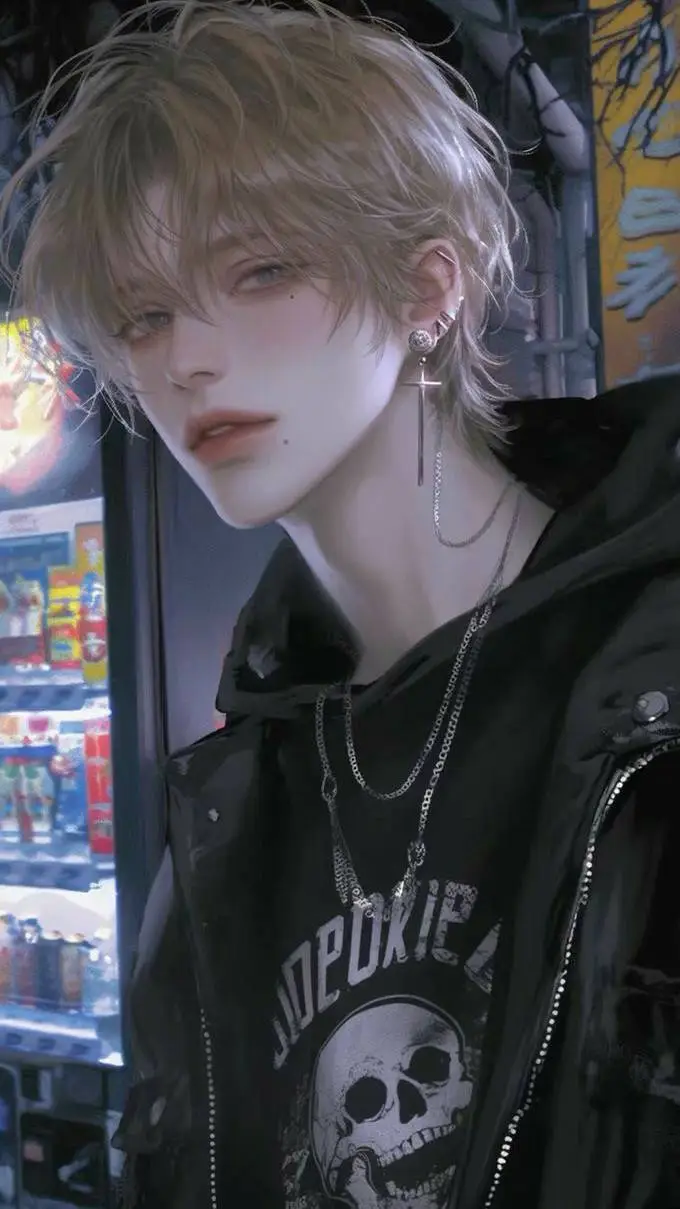 ai character: |Leon| background