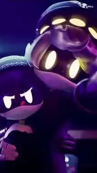 ai character: N and Uzi :3 background