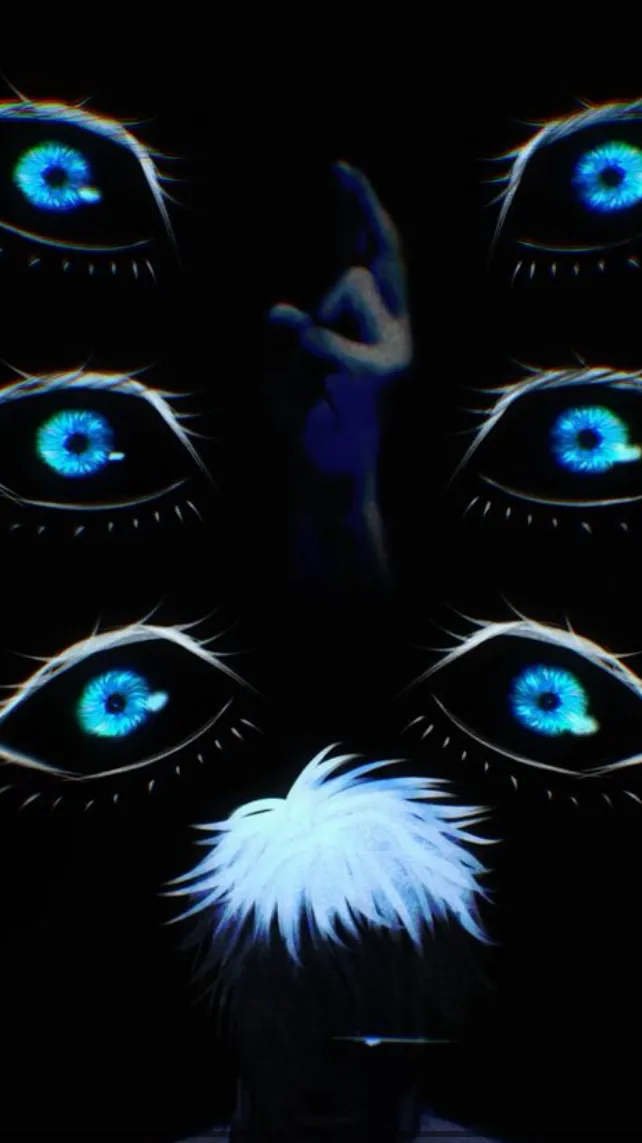 ai character: Horror gojo background
