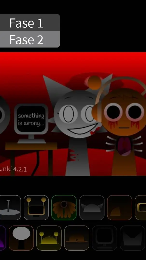 ai character: Sprunki fase 2 background