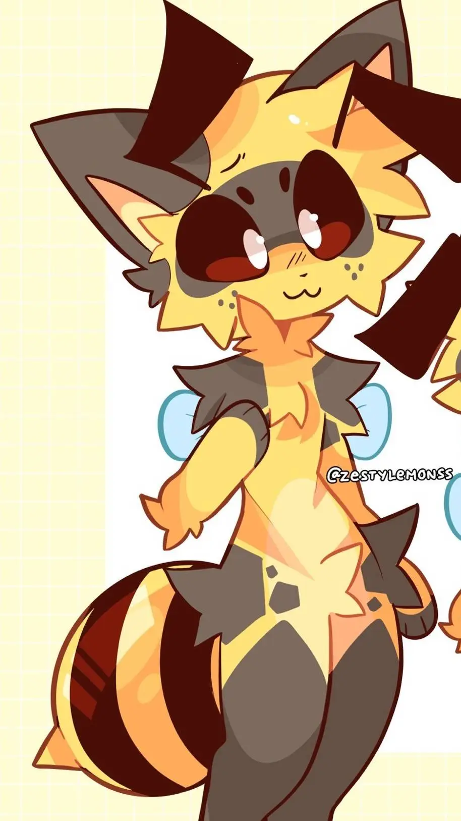 ai character: Beecat  background