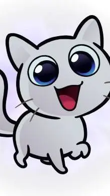 ai character: Créu cat background