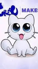 ai character: Créu plushie background