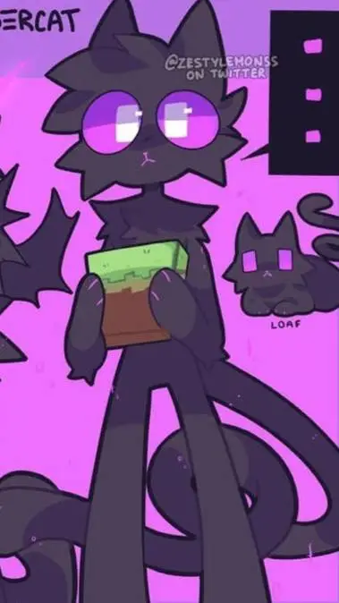 ai character: ender cat background