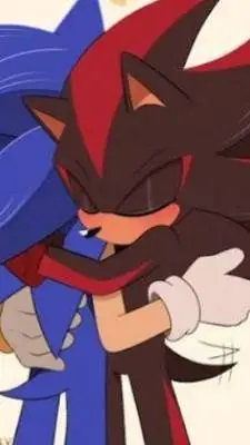 ai character: Sonadow cutte 💙🖤 background