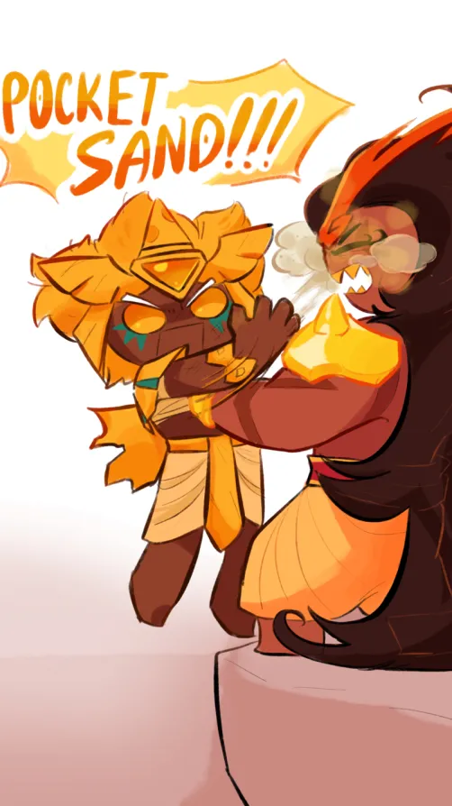 ai character: Burningcheese  background