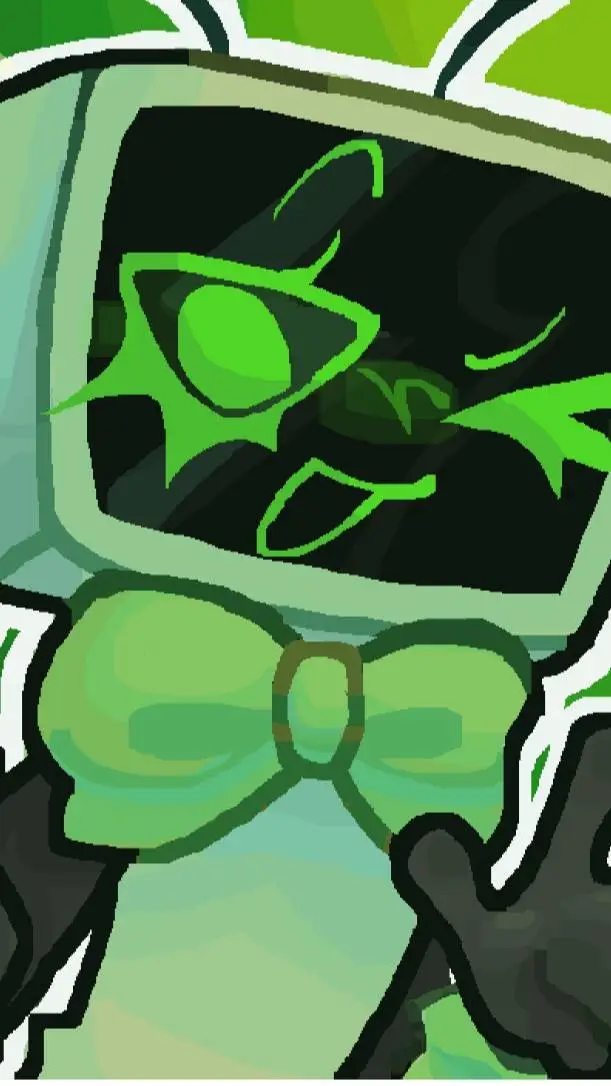 ai character: vee! background