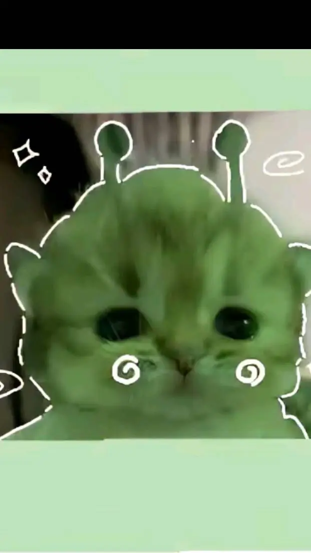 ai character: alien cat background