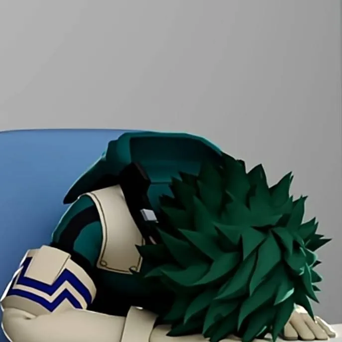 chat with ai character: Sad Deku