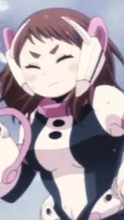 ai character: Flying Ochaco background