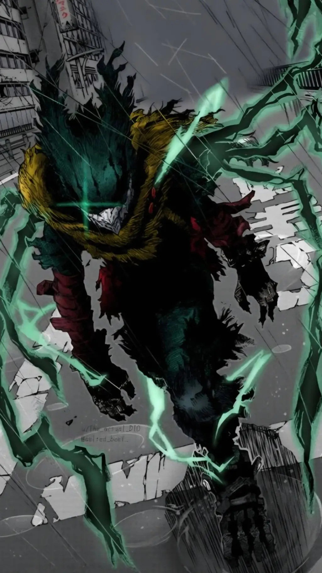 ai character: Evil Deku background