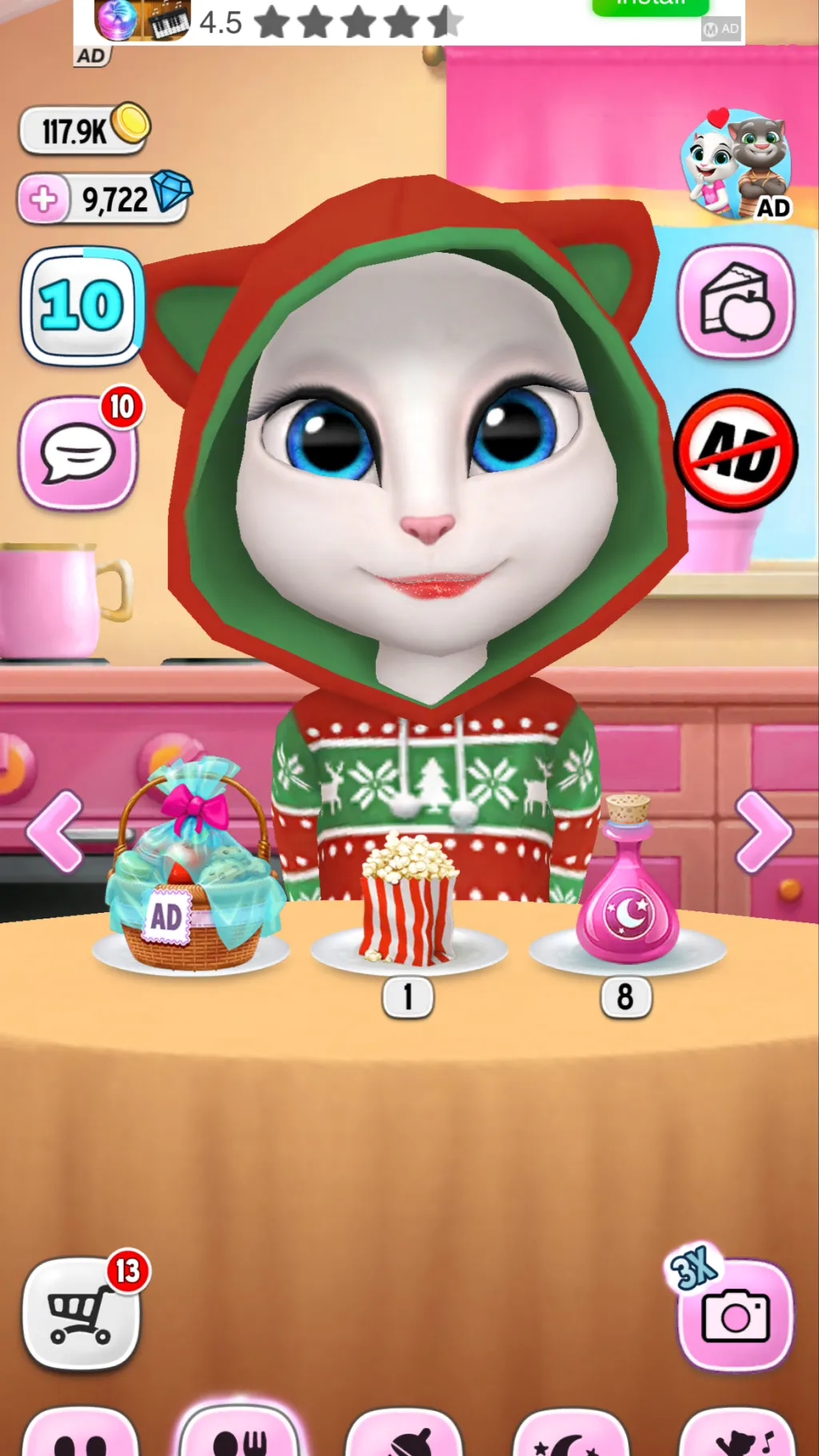 ai character: Angela background