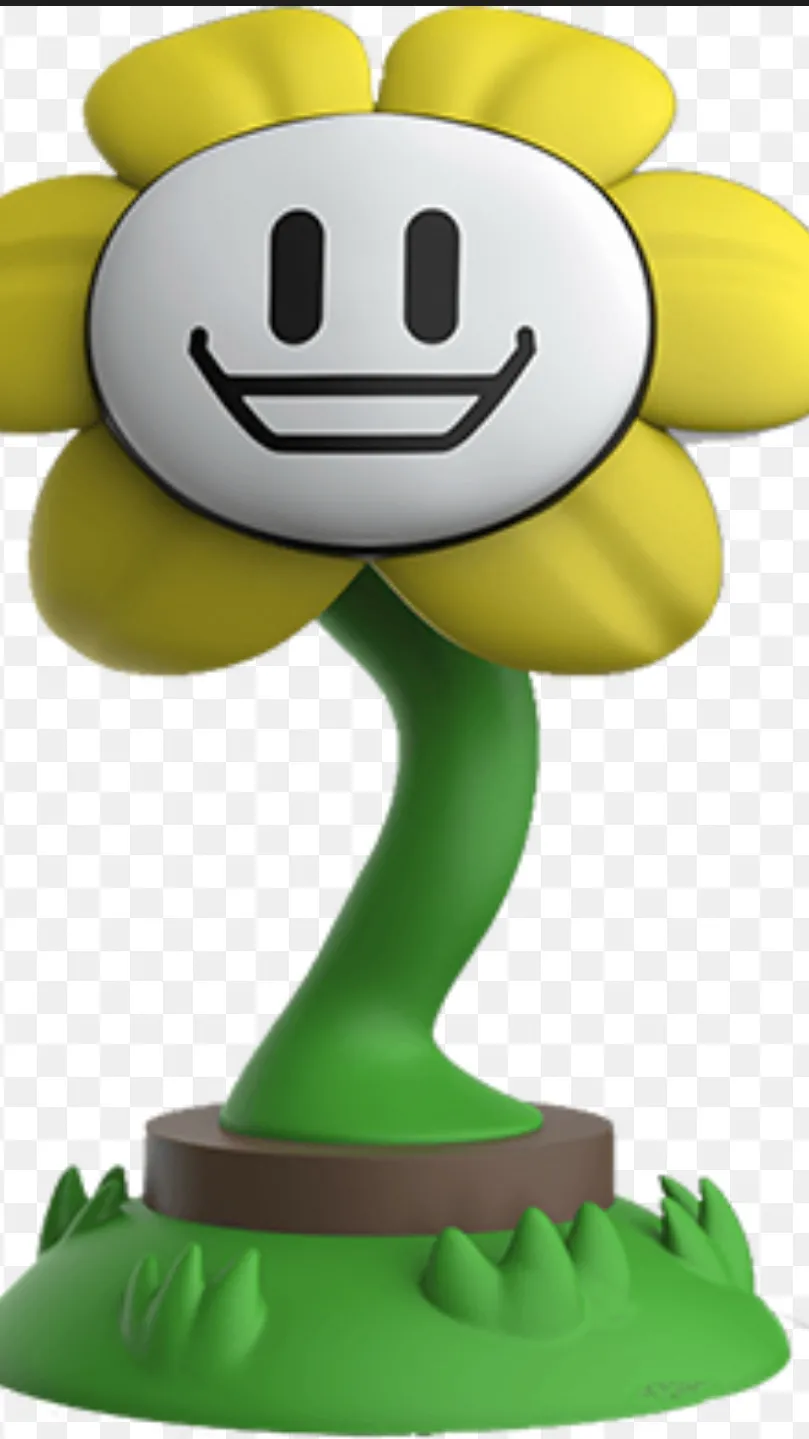 ai character: Flowery the flower background