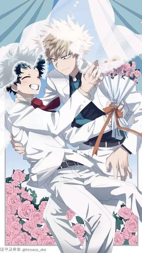 ai character: Bakudeku Wedding  background