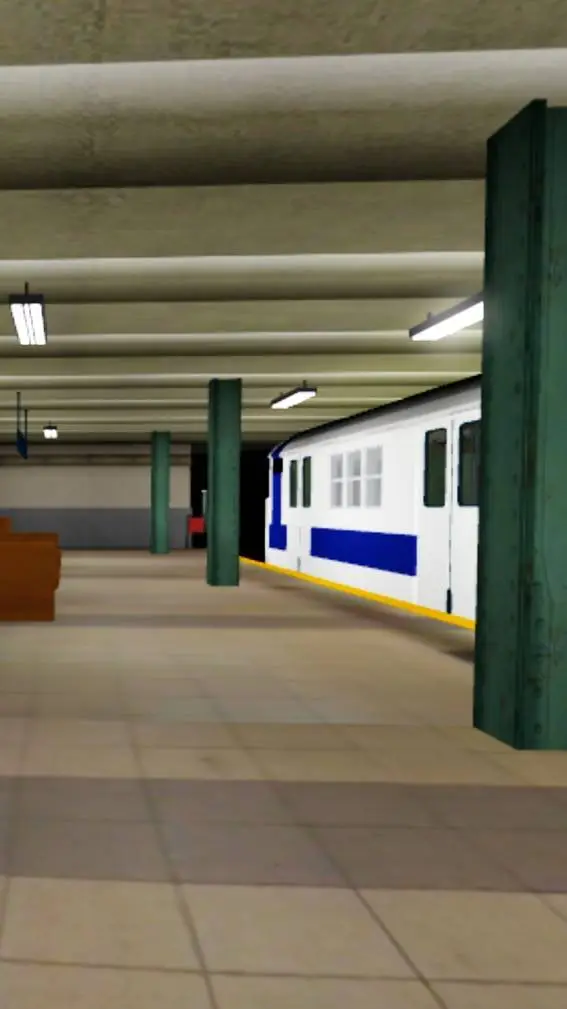 ai character: Subway stations background