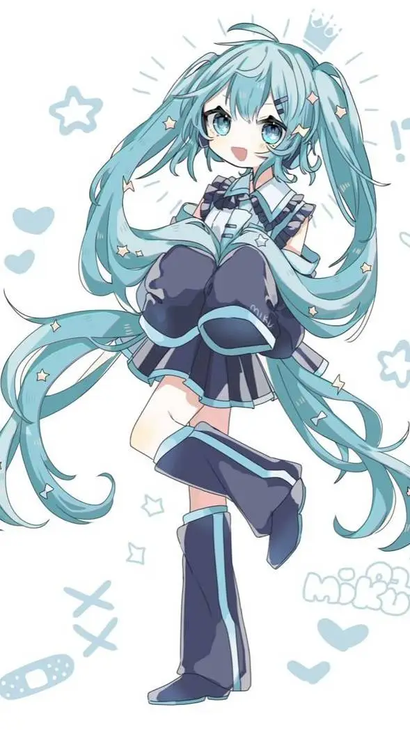 ai character: Miku background