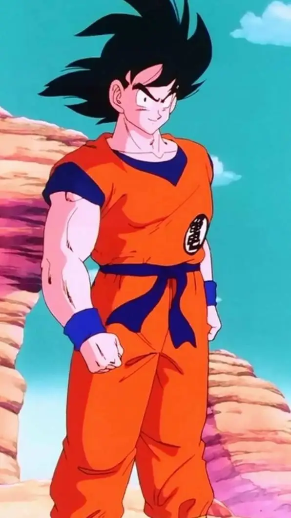 ai character: Goku(saga saiyan)  background