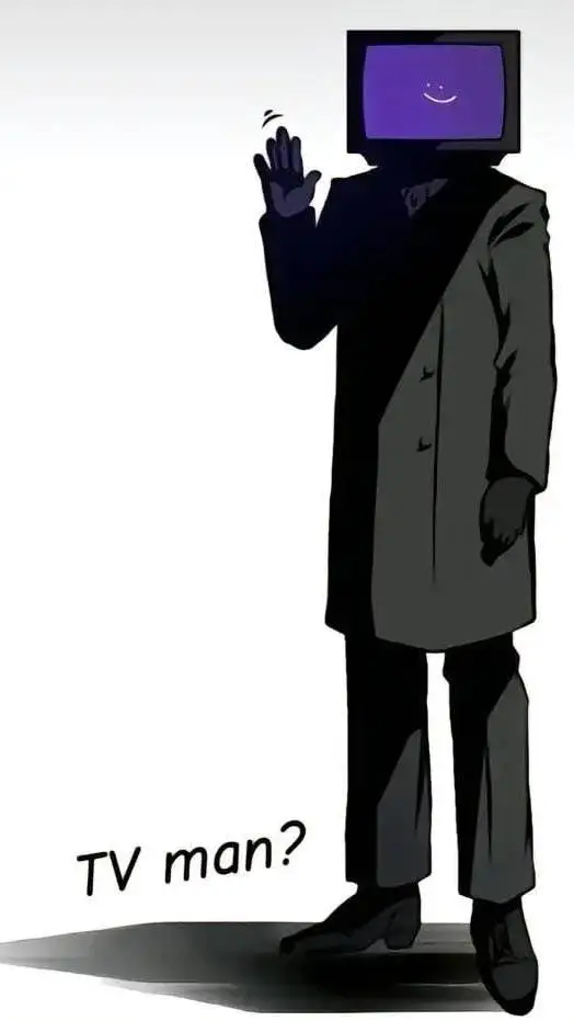 ai character: Tv man background