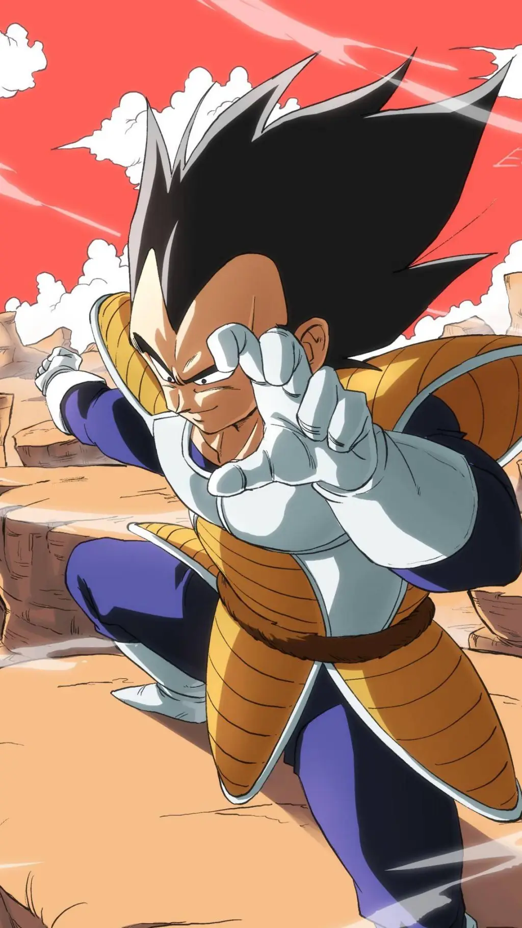 ai character: Vegeta(saga saiyan background