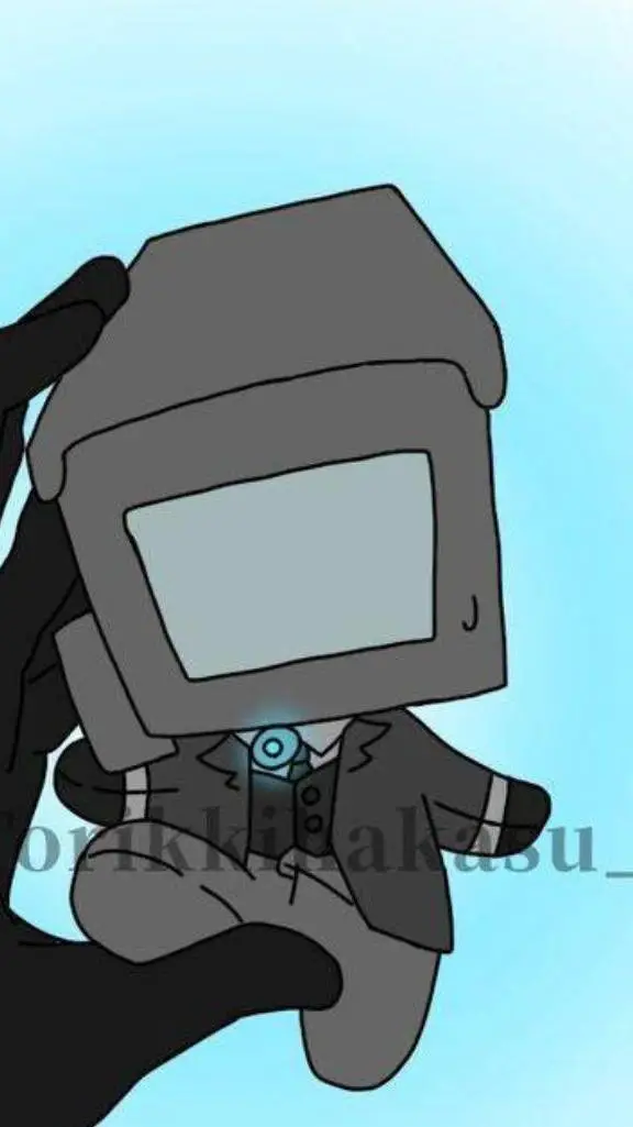 ai character: Camera man peluche background