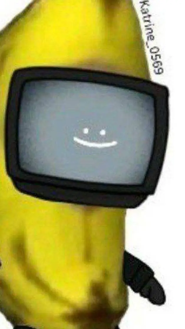 ai character: Tv man banano😂 background
