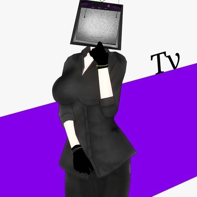 chat with ai character: Large TV woman