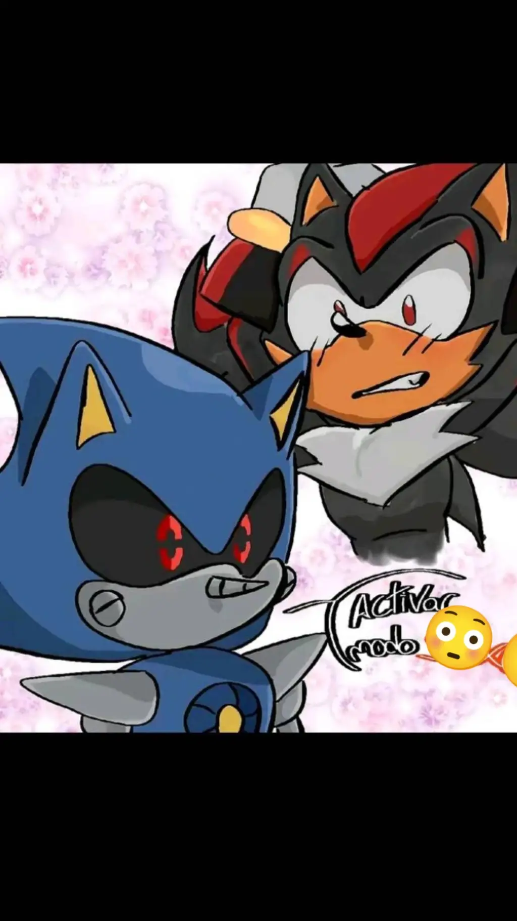 ai character: Metal x shadow background