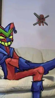 ai character: Sackboy y vex background