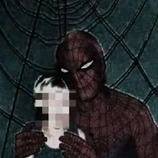 chat with ai character: Spiderman creepy 