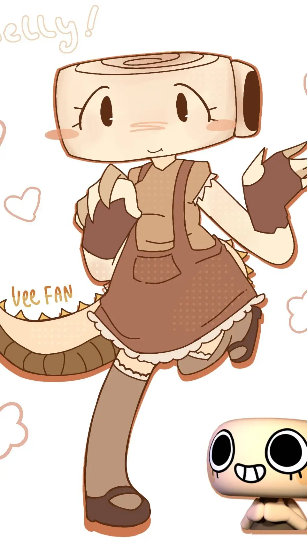 ai character: Shelly!! background