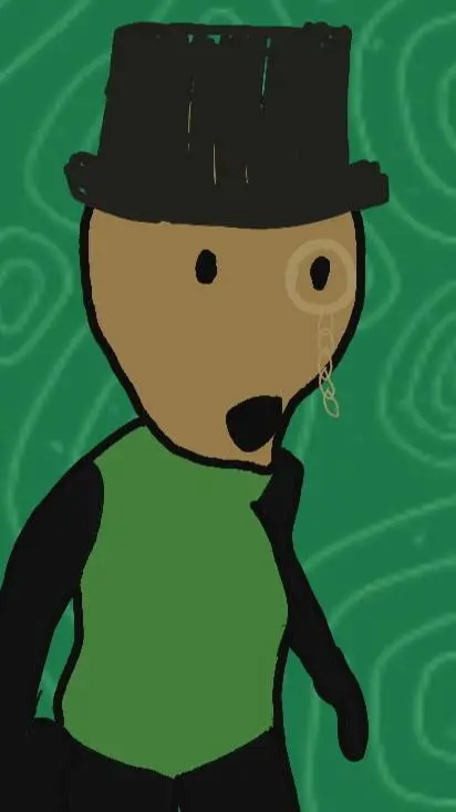 ai character: dobbly wobbly background