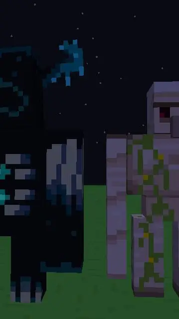 ai character: Warden Vs golem 2 background