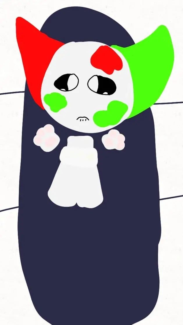 ai character: Apple emojicat background