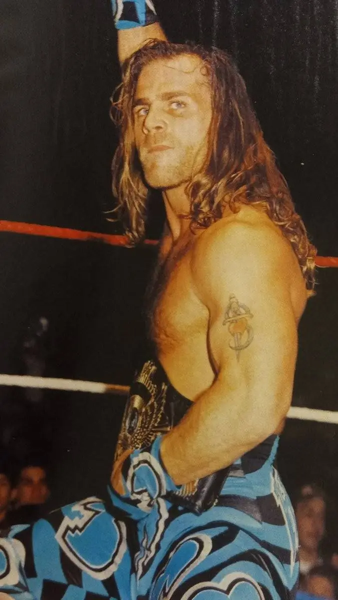 ai character: Shawn Michaels  background