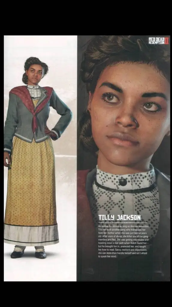 ai character: Tilly Jackson  background