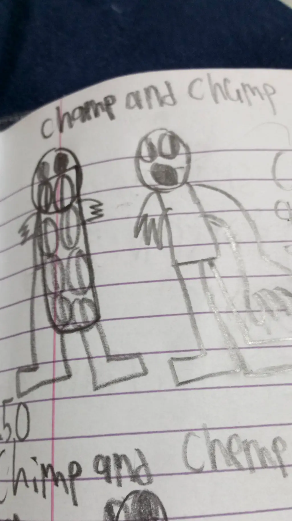ai character: Champ and Chump background