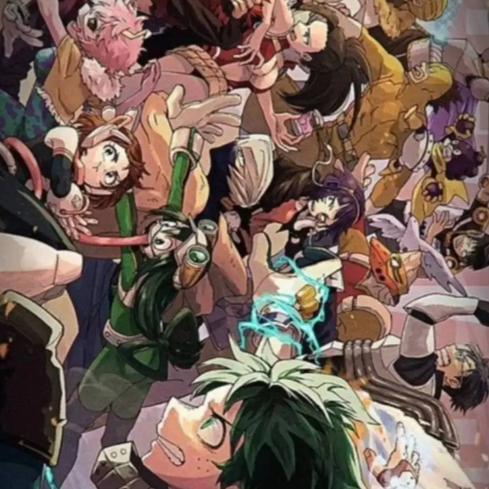 chat with ai character: MHA chainging room