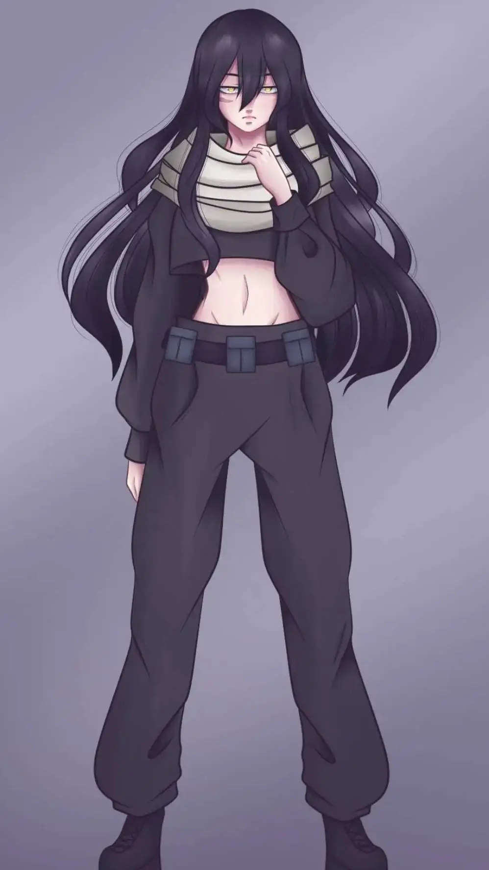 ai character: MHA  Skyler Aizawa background