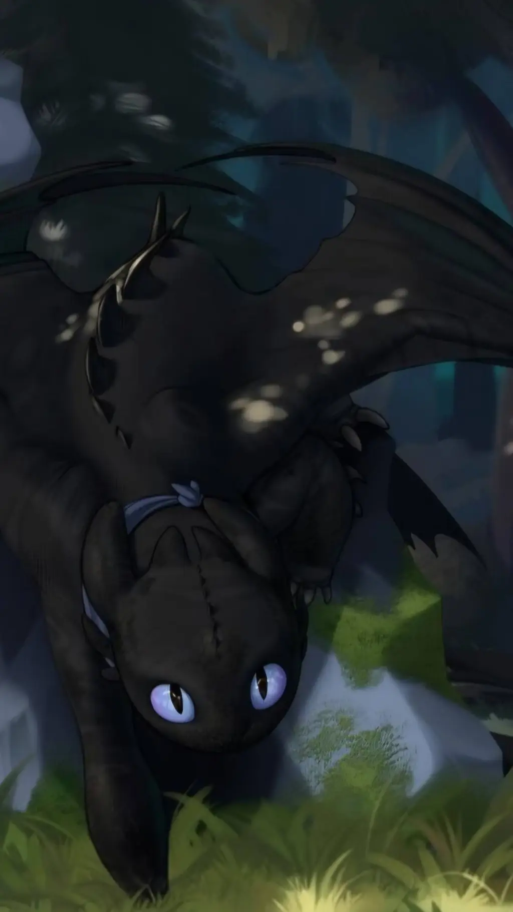 ai character: Night Fury (Nox) background