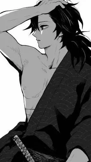 ai character: Giyu tomioka background
