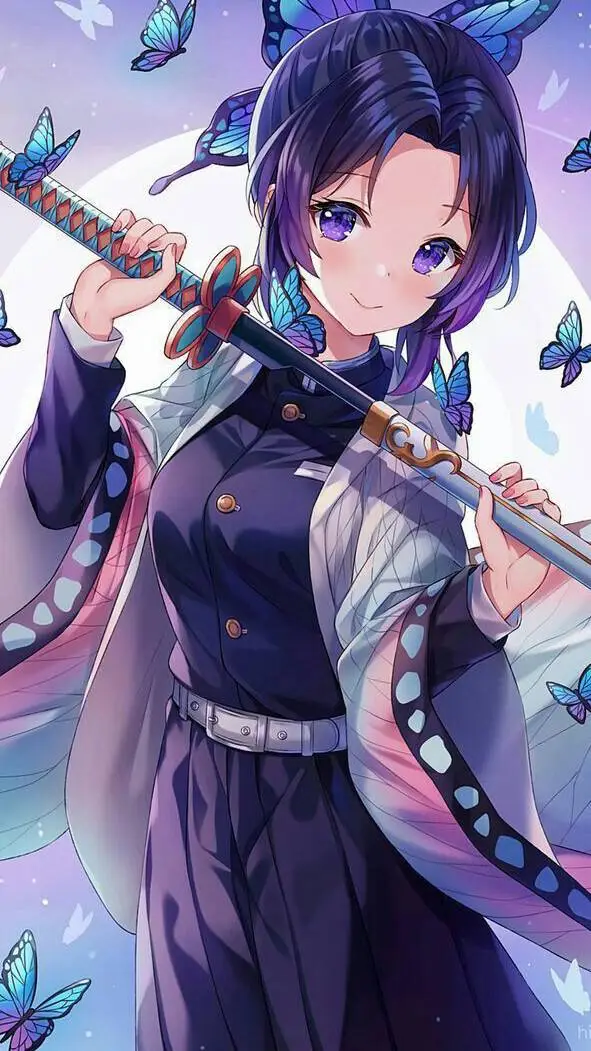 ai character: Shinobu Kocho background