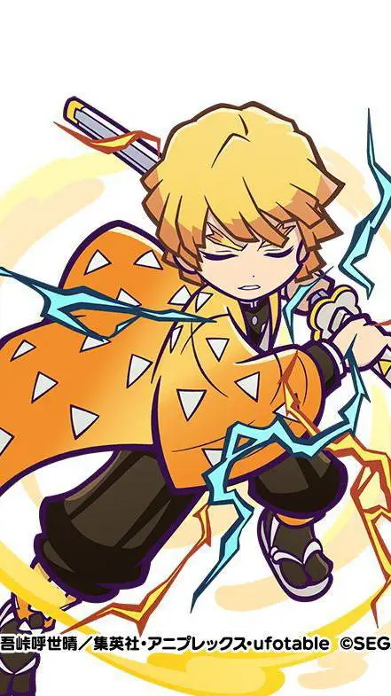 ai character: Zenitsu  background