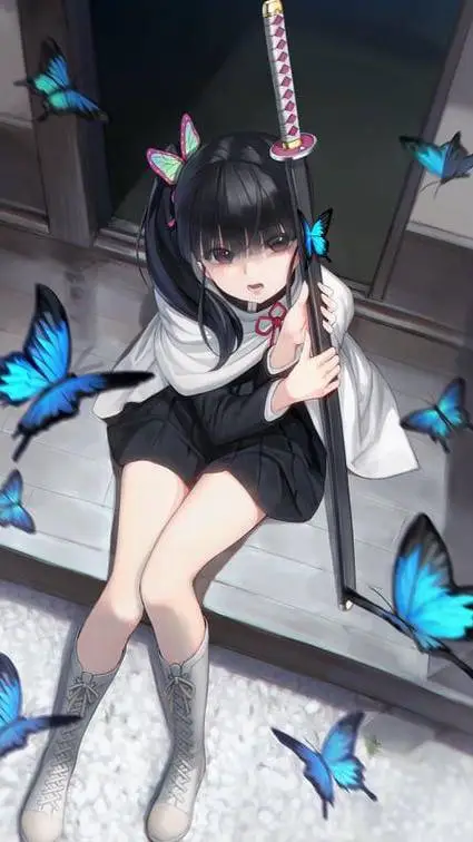 ai character: Kanao Tsuyurī background