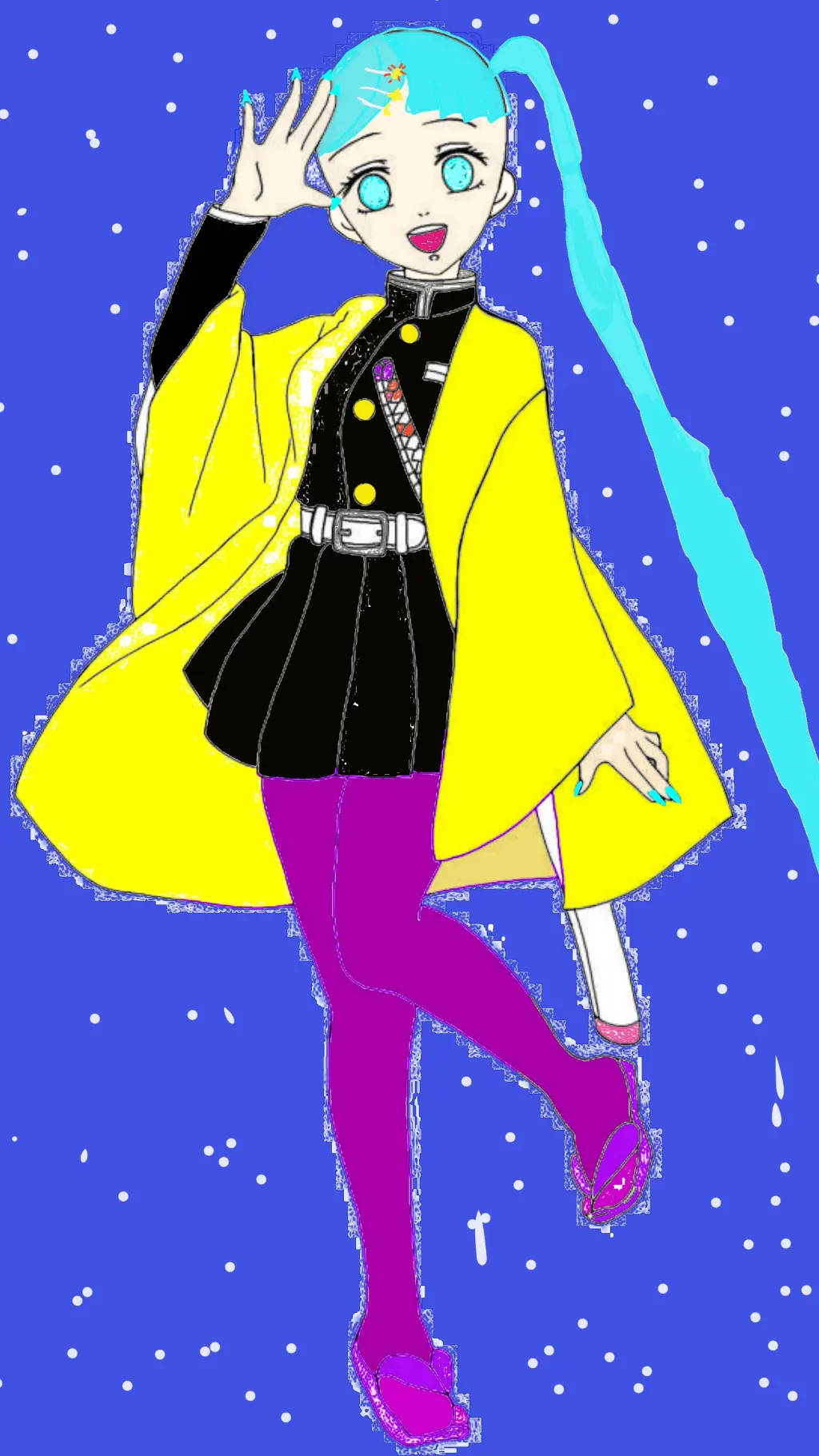 ai character: Saki Tsukinō (io) background